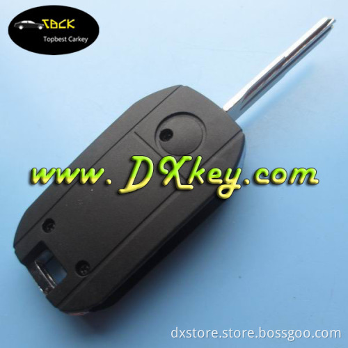 Car remote key shells for chevrolet captiva key 2 buttons chevrolet key cover with left key blade